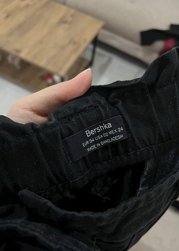 Bershka Siyah Kadın Kot Pantolon - Görsel 5