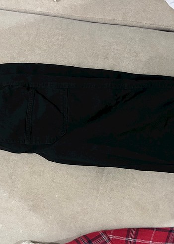 Bershka Siyah Kadın Kot Pantolon - Görsel 6