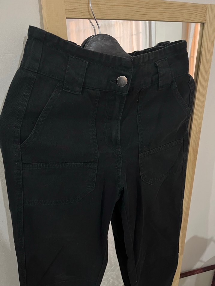 Bershka Siyah Kadın Kot Pantolon - Görsel 2