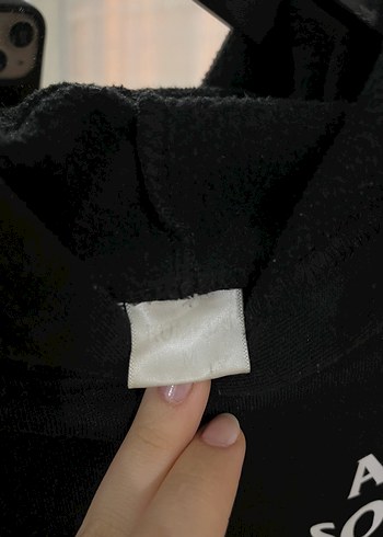 Siyah Kapüşonlu Anti Social Club Sweatshirt - Görsel 3