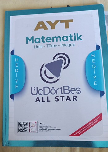AYT Matematik Limit-Türev-İntegral Kitabı