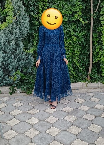 s Beden lacivert Renk Simli lacivert abiye
