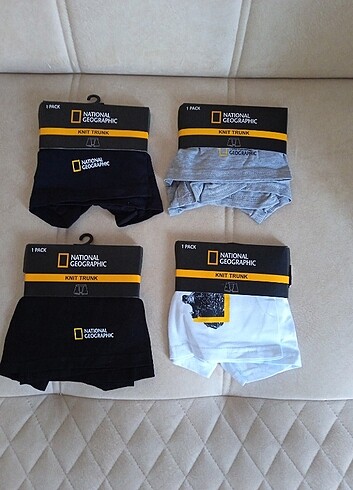 4 adet national geographic boxer L beden