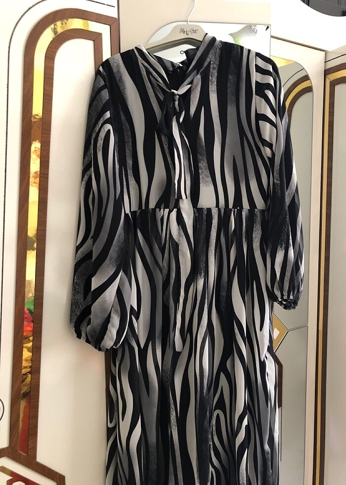 Tesettür elbise - Görsel 4