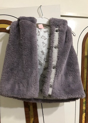 Kız Çocuk Kürklü Yelek - Görsel 5