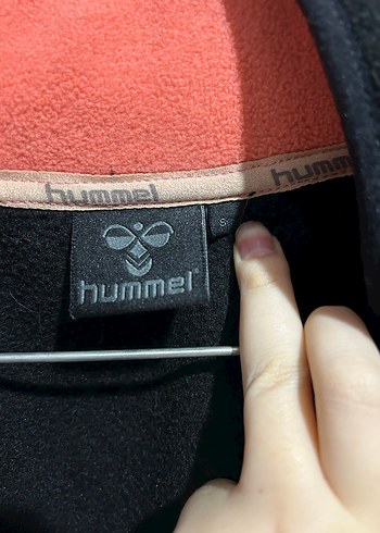 s Beden HUMMEL / Fermuarlı Siyah Kadın Polar Ceket