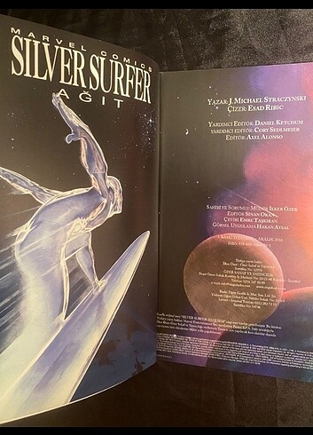  Beden Silver Surfer Ağıt Çizgi Roman Marvel