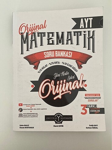 AYT Orijinal Matematik Soru Bankası