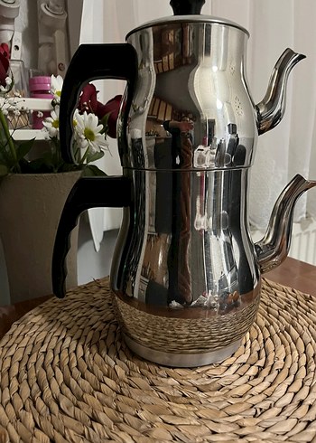 Çelik Çaydanlık Takımı - Görsel 2