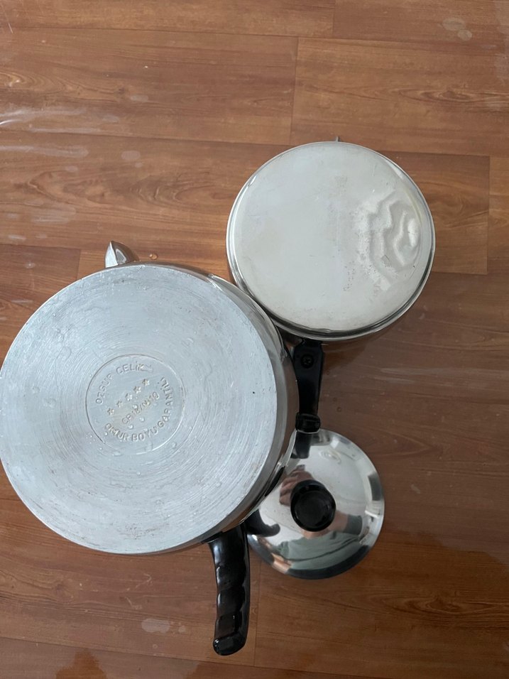 Çelik Çaydanlık Takımı - Görsel 5