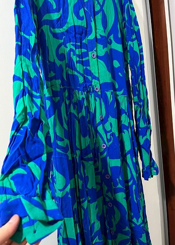 Uzun Kollu Elbise - Görsel 2