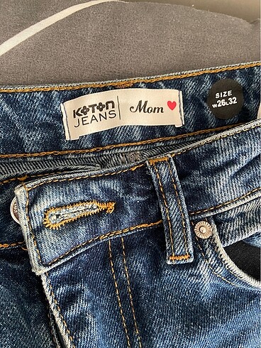 28 Beden Koton mom jean