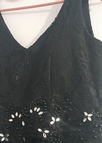 Abiye Siyah Nakışlı tülü uzundan kisaya Gotik abiye Elbise