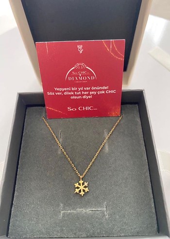Kar tanesi kolye - Görsel 3