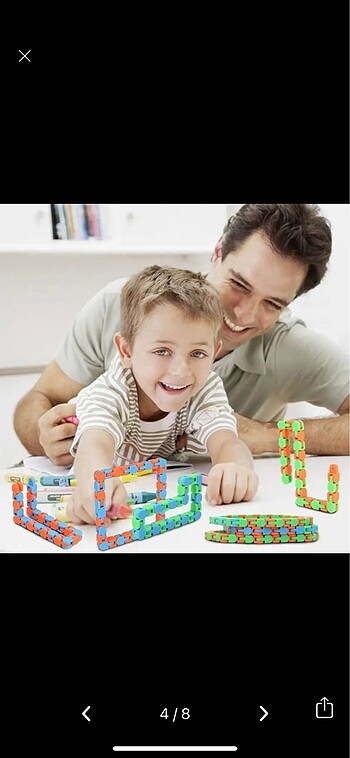 Beden Renk Wacky Tracks Fidget Eğitici Oyuncak