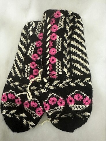 El Örgüsü Kışlık Patik - Görsel 3