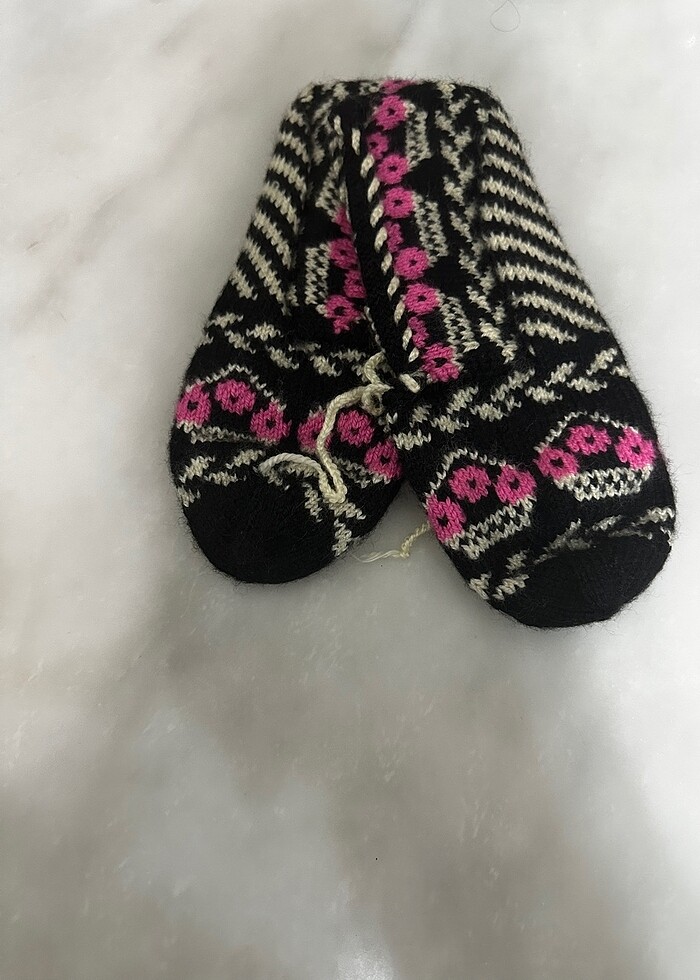 El Örgüsü Kışlık Patik - Görsel 2