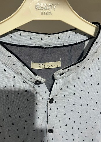Gri Desenli Pamuklu Erkek Kısa Kollu Gömlek - Görsel 3