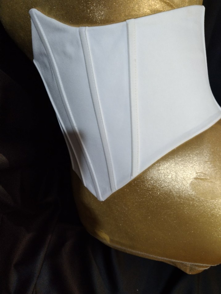 Beyaz Straplez Korse Bustiyer - Görsel 2