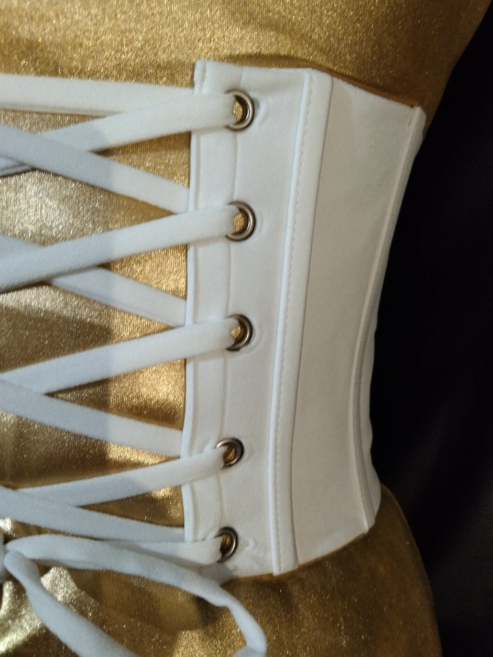 Beyaz Straplez Korse Bustiyer - Görsel 4