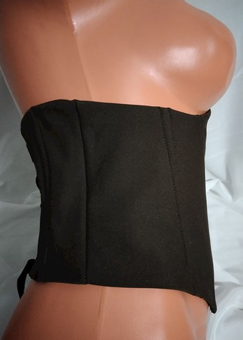 koyu kahverengi  kemer model Gotik Büstiyer - Görsel 3