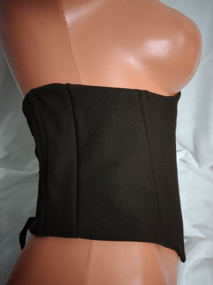 koyu kahverengi  kemer model Gotik Büstiyer - Görsel 3