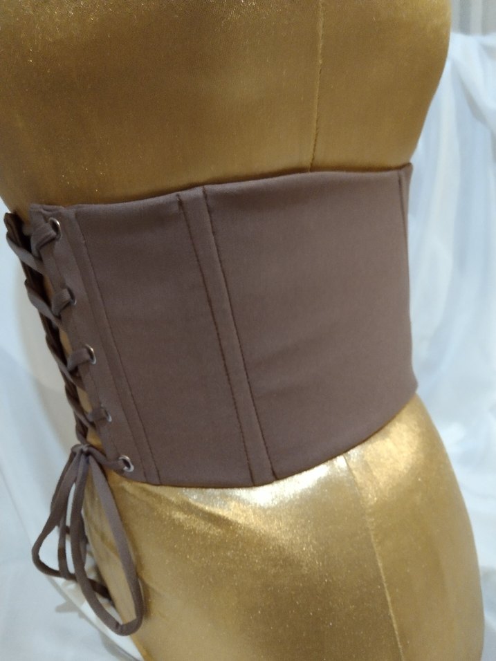 Kahverengi  açık Bir tonu Korse Kadın Bustiyer - Görsel 3