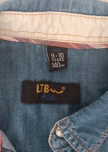 Düğmeli Denim gömlek - Görsel 3