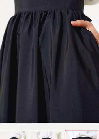 Siyah taşta kloş etek - Görsel 4