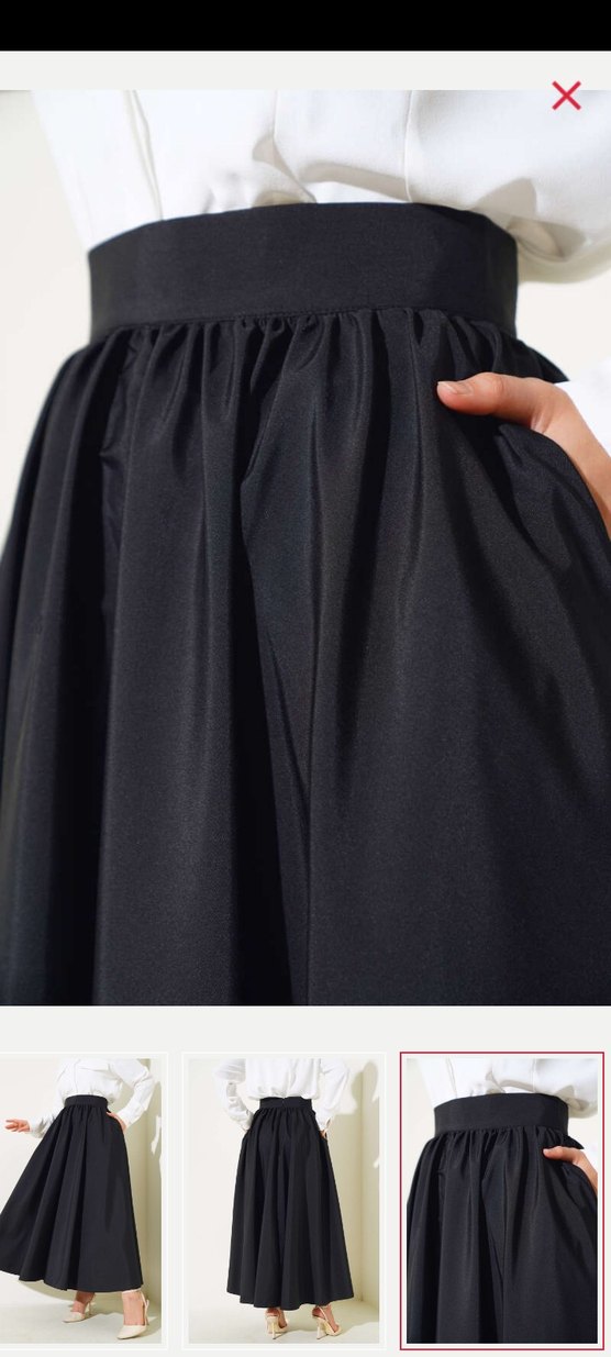 Siyah taşta kloş etek - Görsel 4