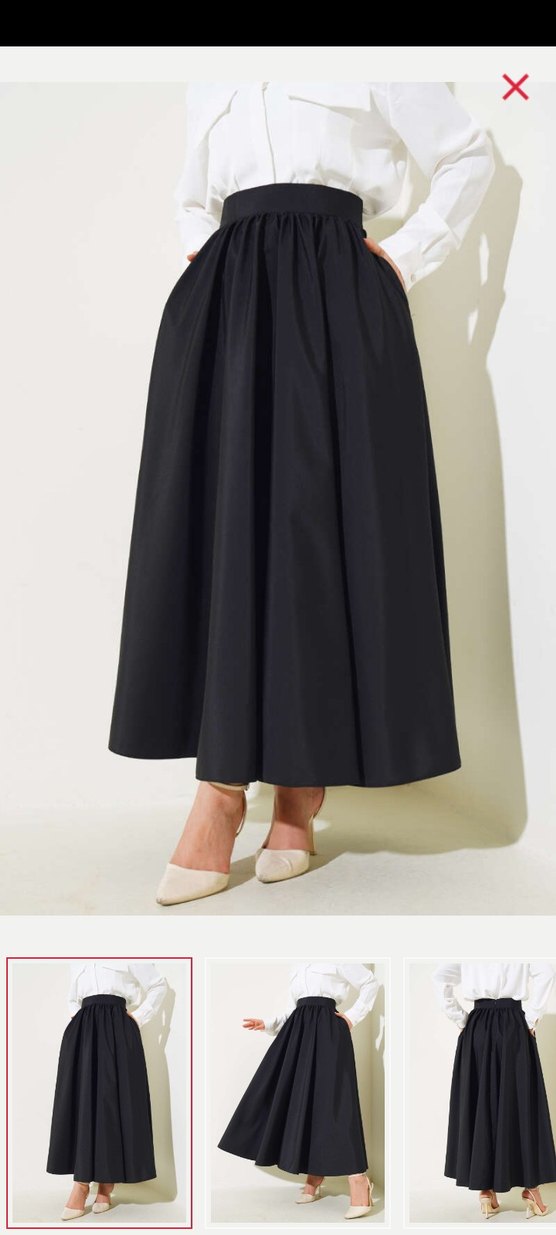 Siyah taşta kloş etek - Görsel 2