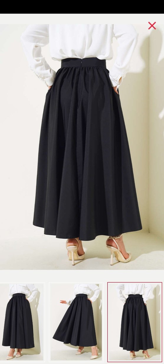 Siyah taşta kloş etek - Görsel 3