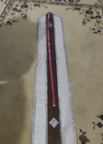 Kahverengi İşlemeli Masa Örtüsü - Görsel 4