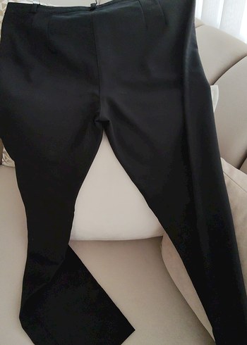 Siyah Kadın Kumaş Pantolon Tokalı - Görsel 4