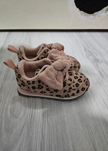 Kız Bebek Leopar Desenli İlk Adım Ayakkabısı - Görsel 2