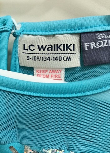 LC Waikiki 9 yaş LCW Elsa kostüm