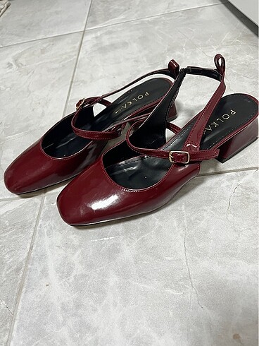 Bordo rugan ayakkabı