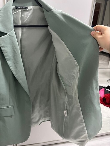 m Beden Mint yeşili blazer ceket