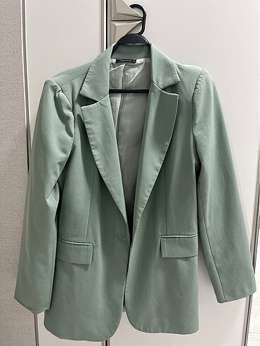 Mint yeşili blazer ceket