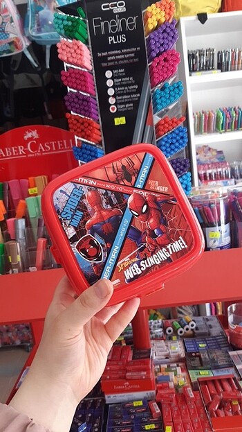 Spiderman lisanslı beslenme kutusu