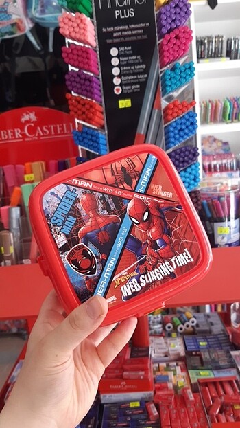 Spiderman lisanslı beslenme kutusu