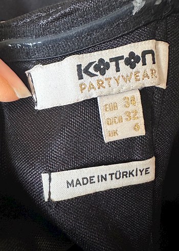 Siyah Mini Straplez Kürk Detaylı Elbise - Görsel 10