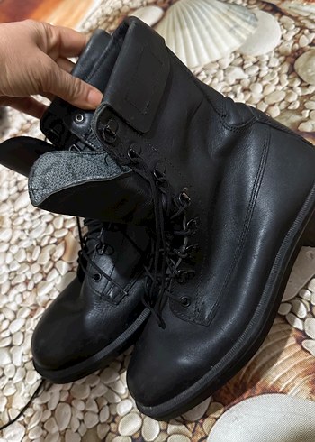 Siyah Bağcıklı Erkek Goth Botları - Görsel 2