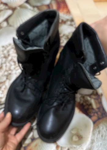Siyah Bağcıklı Erkek Goth Botları - Görsel 3