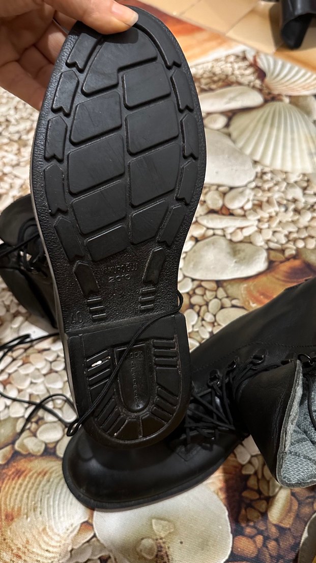 Siyah Bağcıklı Erkek Goth Botları - Görsel 4