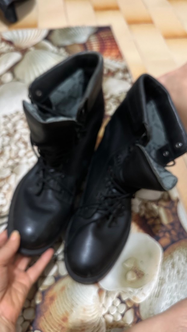 Siyah Bağcıklı Erkek Goth Botları - Görsel 3