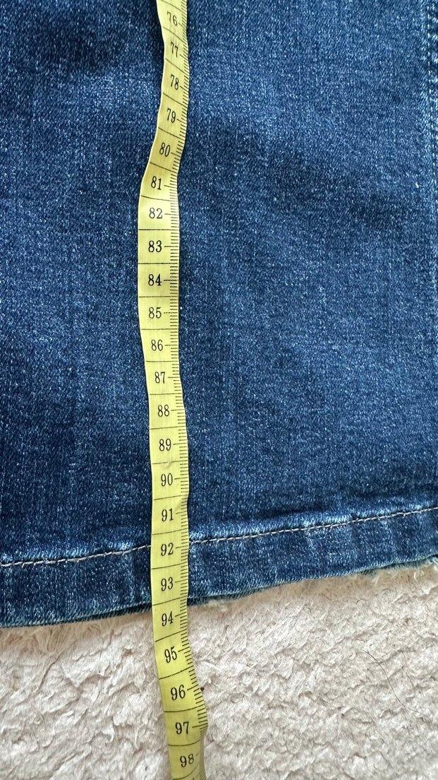 Koyu Mavi Yıkamalı Denim Jean — görsel 6/10