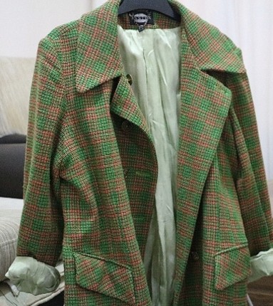 Diğer ekose vintage ceket