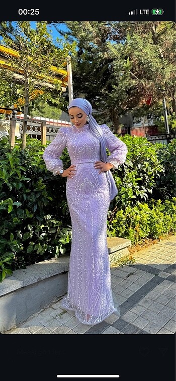 Lila abiye