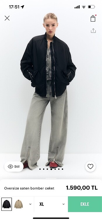 Pull and Bear Pull&bear bomber ceket